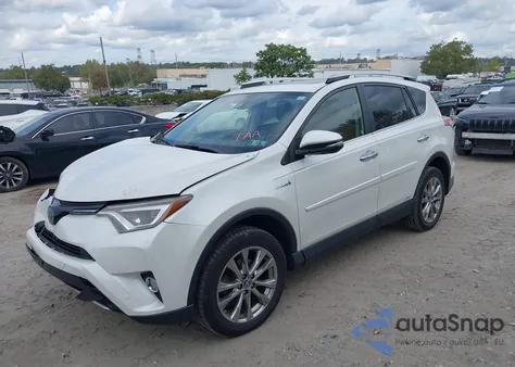 2016 Toyota Rav4 Hybrid Limited z USA, uszkodzony, nr VIN JTMDJREV5GD006385